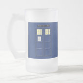 統一された王国 – Blue Police Public Call Box 1 フロストグラスビールジョッキ (左)