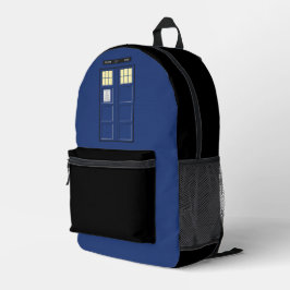 統一された王国 – Blue Police Public Call Box 1 プリントバックパック