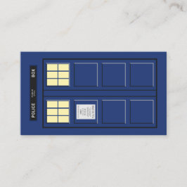 統一された王国 – Blue Police Public Call Box 1 プレイスカード