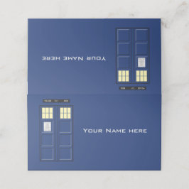 統一された王国 – Blue Police Public Call Box 1 プレイスカード