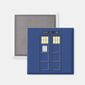 統一された王国 – Blue Police Public Call Box 1 マグネット (正面/裏面)
