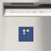 統一された王国 – Blue Police Public Call Box 1 マグネット (インサイチュ (食洗機))