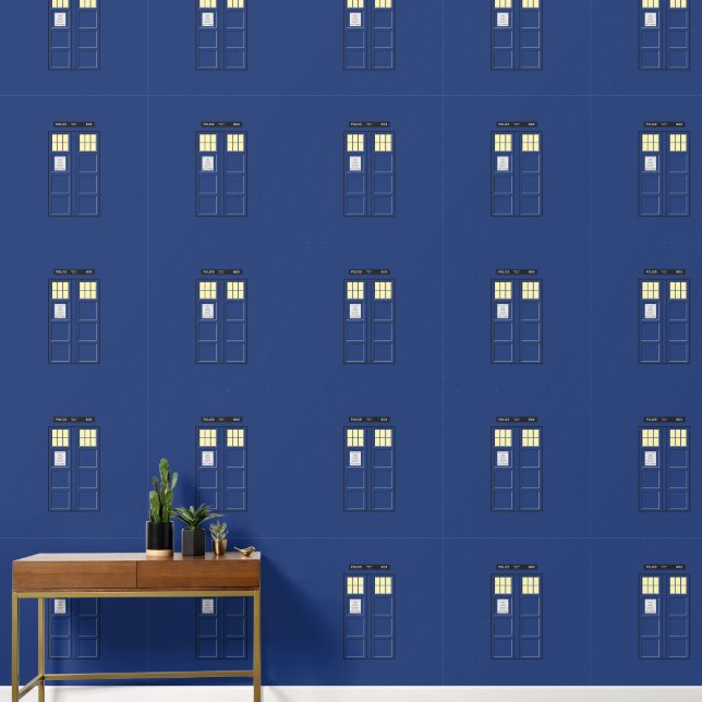 統一された王国 – Blue Police Public Call Box 1 壁紙 (廊下)