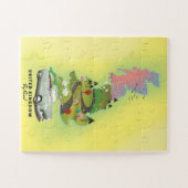 統一された王国「By Road」ヴィンテージ旅行ポスター ジグソーパズル (横)