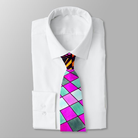 統一された理論-醜いメンズデザイナーポップアートのタイ ネクタイ (タイ)