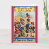 統一された私達は挨拶状を立てます カード (正面)