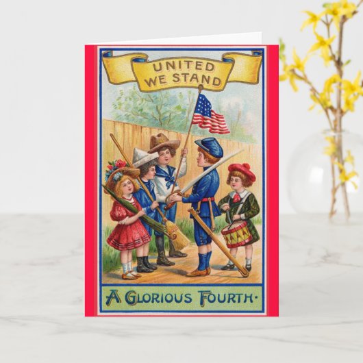 統一された私達は挨拶状を立てます カード (黄色い花)