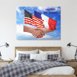 統一された私達は米国及びフランスのキャンバスプリントを立てます キャンバスプリント