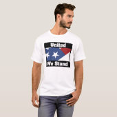 統一された私達はTシャツを立てます Tシャツ (正面フル)