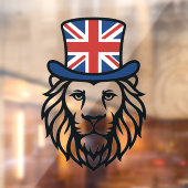 統一された英国国旗のライオン ウィンドウサイン (シート2)