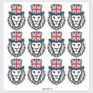 統一された英国国旗のライオン シール