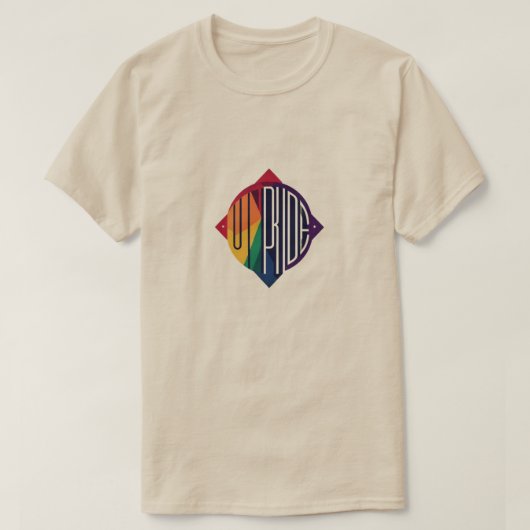 統一された誇りを持った Tシャツ (デザイン正面)