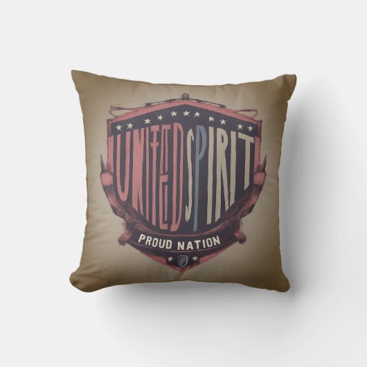 統一された霊誇りを持った国家装飾用クッション クッション (正面)