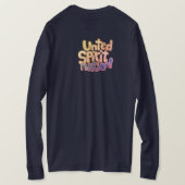 統一された霊誇りを持った国 Tシャツ (デザイン裏面)