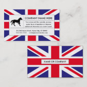 統一された馬 名刺 (正面/裏面)