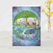 統一された カード (黄色い花)