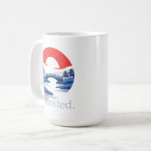 統一された. コーヒーマグカップ (正面左)