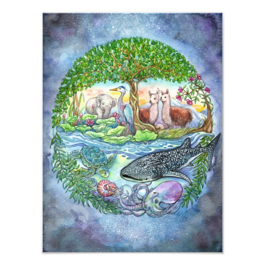 統一された フォトプリント            (正面)