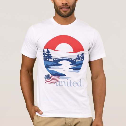 統一された. Tシャツ (正面)