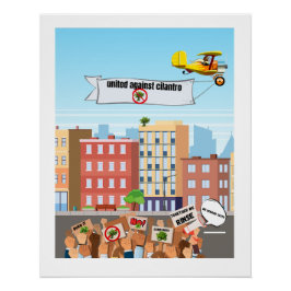 統一されたCilantroに対すおもしろいる – Cilantro ポスター