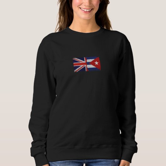 統一されたKingdom Cuba Flags – イギリス領キューバ スウェットシャツ (正面)