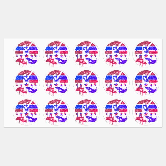 統一の手 ラベル (シート)