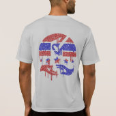 統一の手 Tシャツ (裏面)