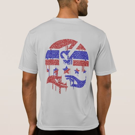 統一の手 Tシャツ (裏面)