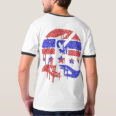 統一の手 Tシャツ (裏面フル)