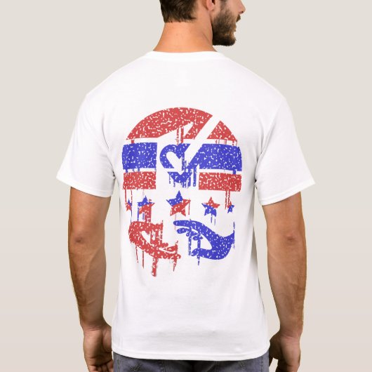 統一の手 Tシャツ (裏面)