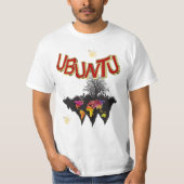 統一を意味するアフリカ語 Tシャツ (正面)