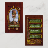 統合されたSteampunk - 名刺 (正面/裏面)