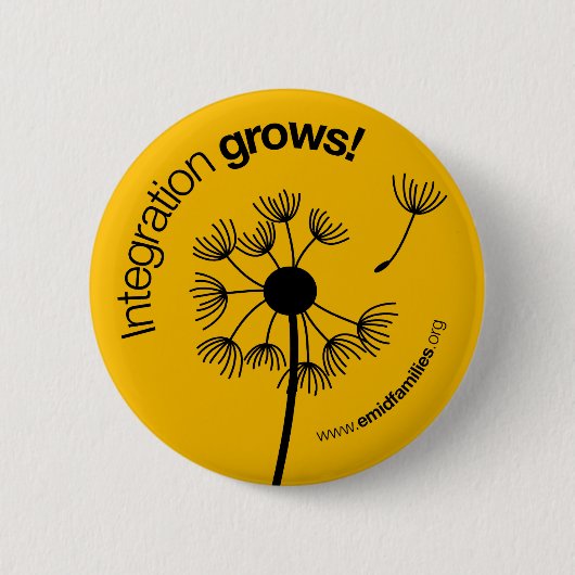 統合はボタンを育てます 缶バッジ (正面)