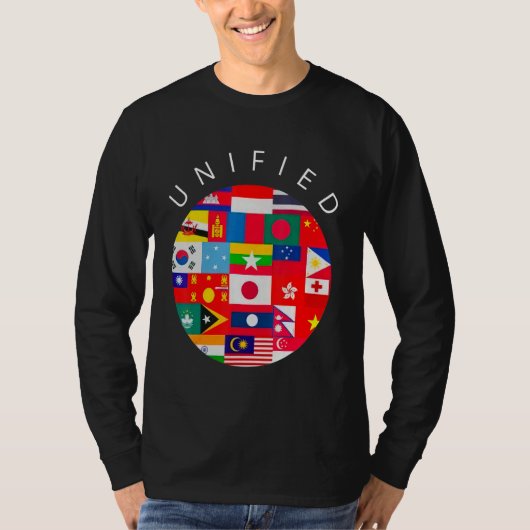 統合サポートAapiコミュニティAsian Month Tシャツ (正面)