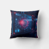 統合スマートテクノロジーパネルアートプリント｜さりげないM クッション (裏面)