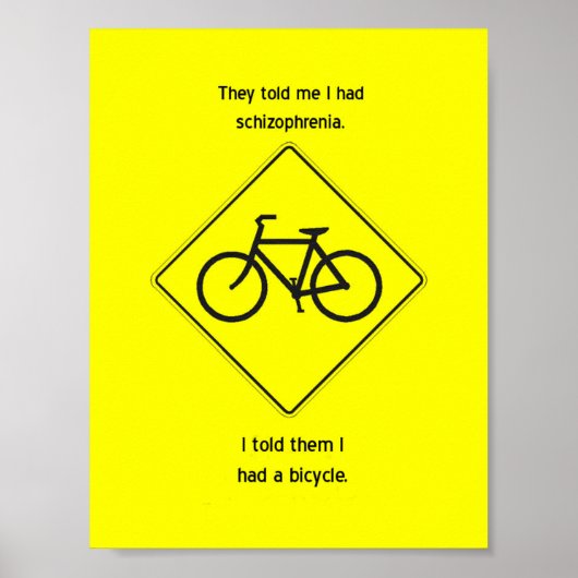 「統合失調症だと言われた」ポスター ポスター (正面)