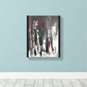 統合失調症 キャンバスプリント (インサイチュ (ウッドフロア))