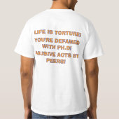 統合失調症 悪い薬 Tシャツ (裏面)