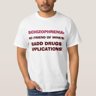 統合失調症 悪い薬 Tシャツ