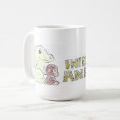 統合的な解剖学のデザイン1 コーヒーマグカップ (正面左)