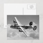 統合B-24 Liberatorはがき ポストカード (正面/裏面)