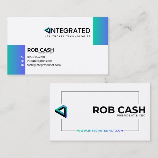 統合HCTビズカード 名刺 (正面/裏面)