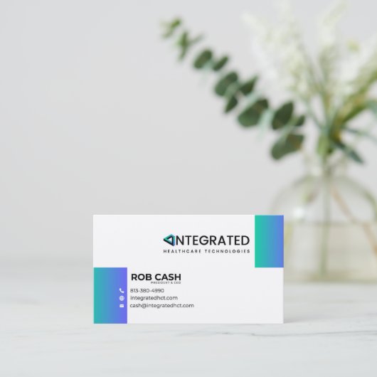 統合HCTビズカード 名刺 (スタンド正面)