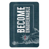 統治できなくなる – Lady Liberty Laser Eyes マグネット (縦)