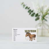 統治によって生命を取って下さい 名刺 (スタンド正面)