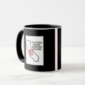 統治を委任されたワクチンのマグに対するカリフォルニア マグカップ (正面左)