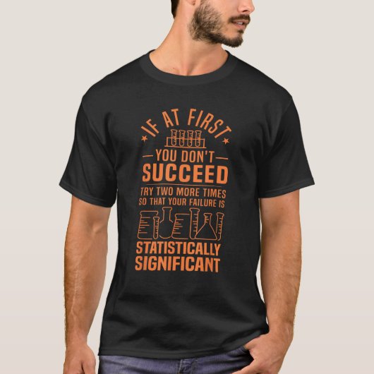 統計おもしろい科学Punギフト女男性へ性Ch Tシャツ (正面)