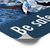 統計ではなく安全だ!安全ポスター ポスター (角)