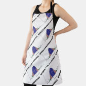 統計のための有線Statsベル曲線ユーモア エプロン (インサイチュ)