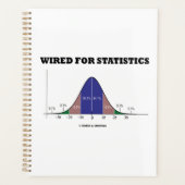 統計のための有線Statsベル曲線ユーモア プランナー手帳 (正面)
